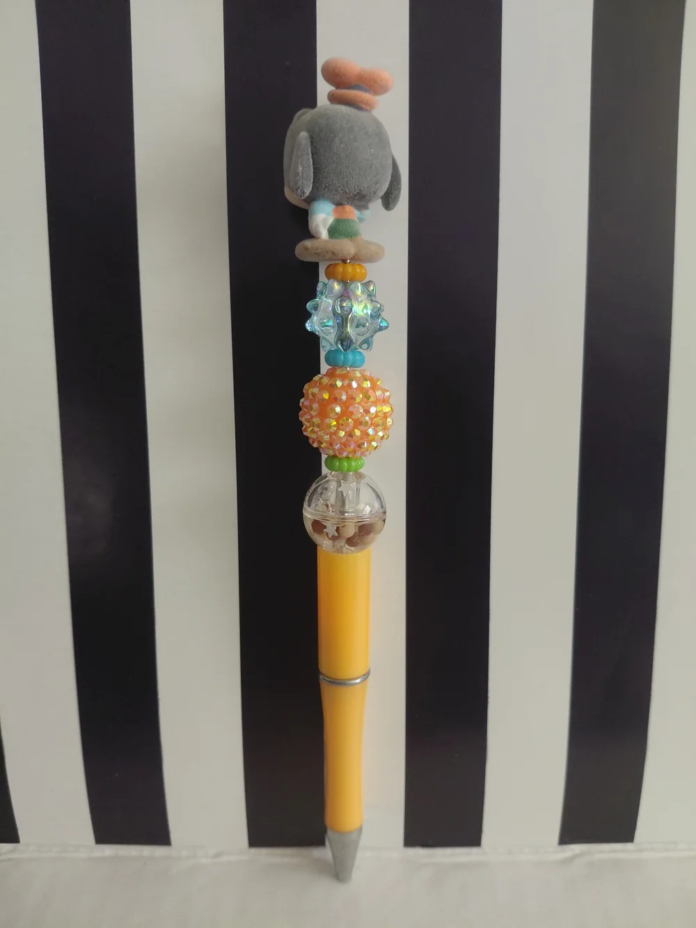 Goofy Character Beaded Pen